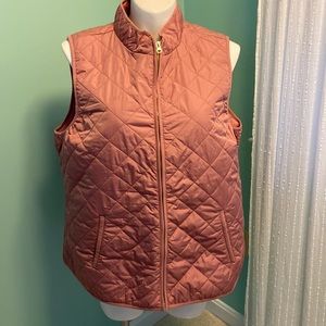 Old Navy Pink Quilted Vest 2X